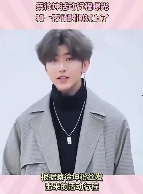 蔡徐坤的爆料视频,爆料视频背后的真实瞬间